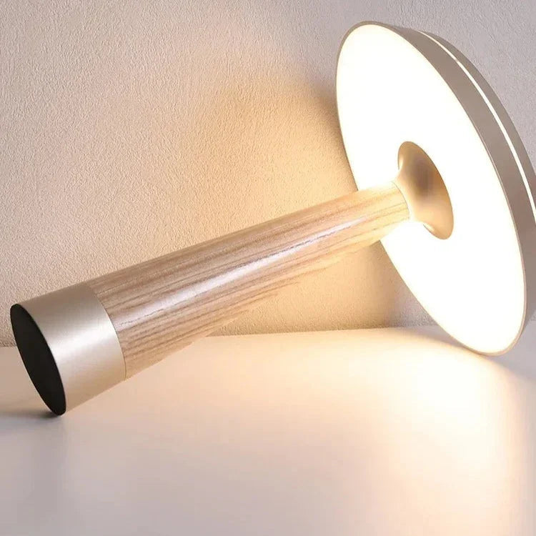 RainaWood | Modern Elegant Solid Wood Touch Table Lamp for Bedroom 4