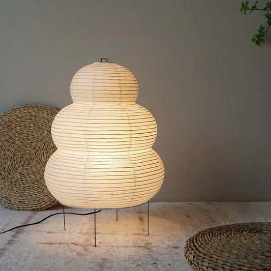 Ridgelite Floor Lamp | Art Rice Paper Japandi Minimalist Lighting