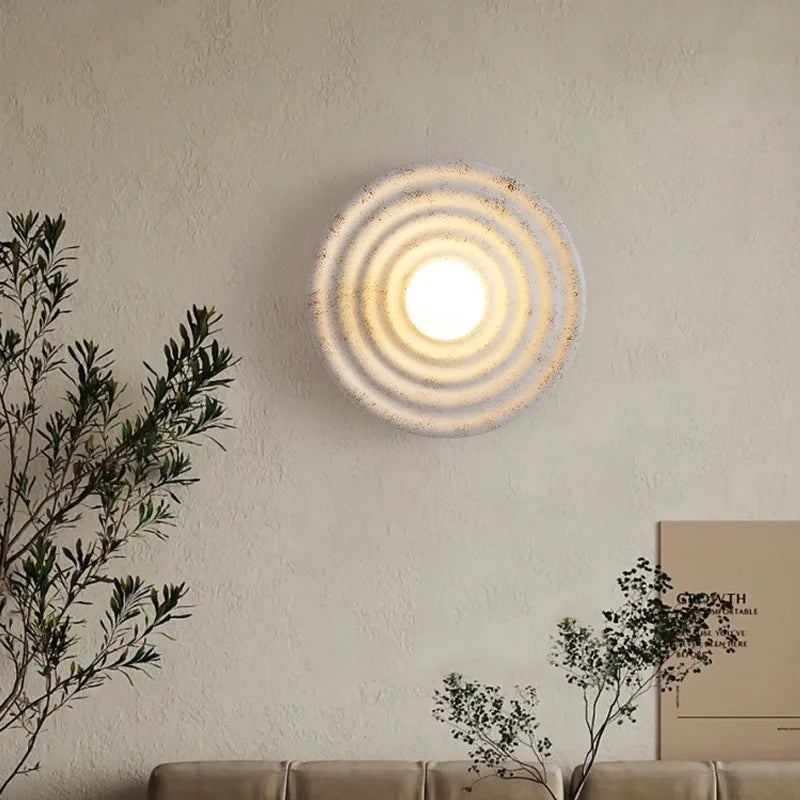 Japandi-Inspired Wall Light – Artistic Resin Wall Lamp for Soft Ambient Lighting in Home Decor-3
