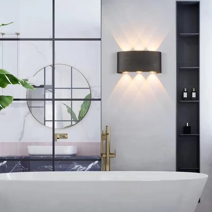 Luxa Minimalist Outdoor Wall Light | Rectangular Weather Proof Design