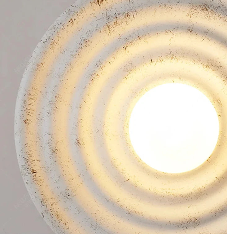 Japandi-Inspired Wall Light – Artistic Resin Wall Lamp for Soft Ambient Lighting in Home Decor-5