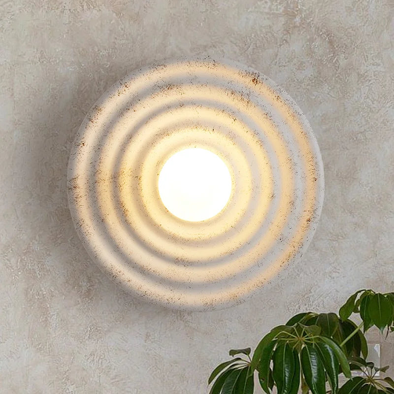 Japandi-Inspired Wall Light – Artistic Resin Wall Lamp for Soft Ambient Lighting in Home Decor-2