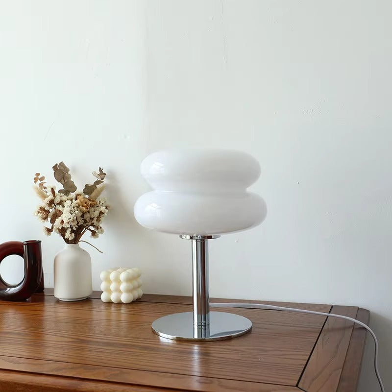 Bauhaus Glass Table Lamp with Touch Controls | Soft Ambient Accent Light - Styyler