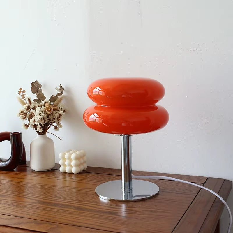 Bauhaus Glass Table Lamp with Touch Controls | Soft Ambient Accent Light - Styyler