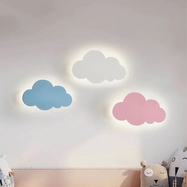 LED Cloud Wall Lamp - Soft Cloud Design with Gentle LED Lighting for Indoor Wall Lights Decor-2