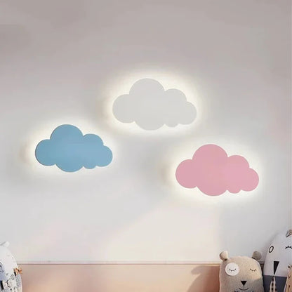LED Cloud Wall Lamp - Soft Cloud Design with Gentle LED Lighting for Indoor Wall Lights Decor-2
