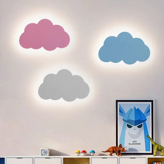 LED Cloud Wall Lamp - Soft Cloud Design with Gentle LED Lighting for Indoor Wall Lights Decor-1
