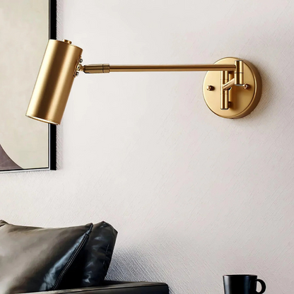 NordFlex Modern Wall Lamp | Minimalist Adjustable Swing Arm Light - Styyler