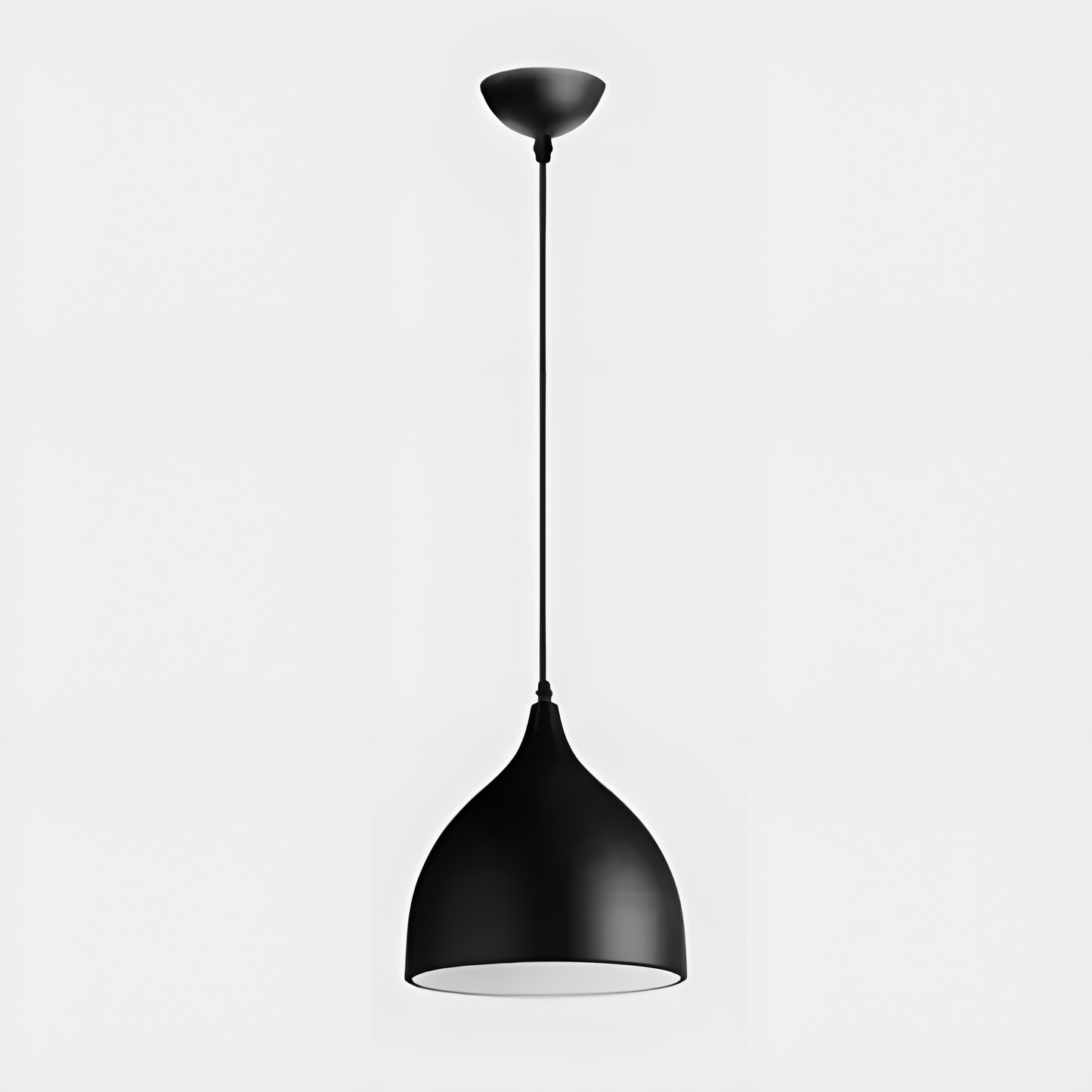 NIVR Black Metal Teardrop Pendant Light | Modern Hanging Ceiling Lamp