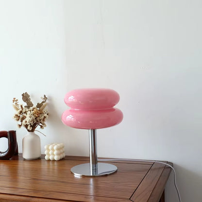 Bauhaus Glass Table Lamp with Touch Controls | Soft Ambient Accent Light - Styyler