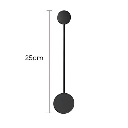 Lumya - Modern Geometric LED Wall Light | White Gold and Black Indoor Lighting - Styyler