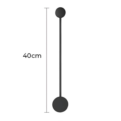 Lumya - Modern Geometric LED Wall Light | White Gold and Black Indoor Lighting - Styyler