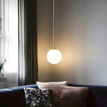 Sonya Minimalist Pendant Light with Adjustable Cord and Glass Globes - Styyler