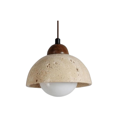 Lustra Travertine Pendant Light | Natural Stone Lamp for Modern & Classic Interiors - Styyler