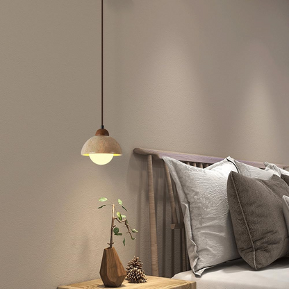 Lustra Travertine Pendant Light | Natural Stone Lamp for Modern & Classic Interiors - Styyler