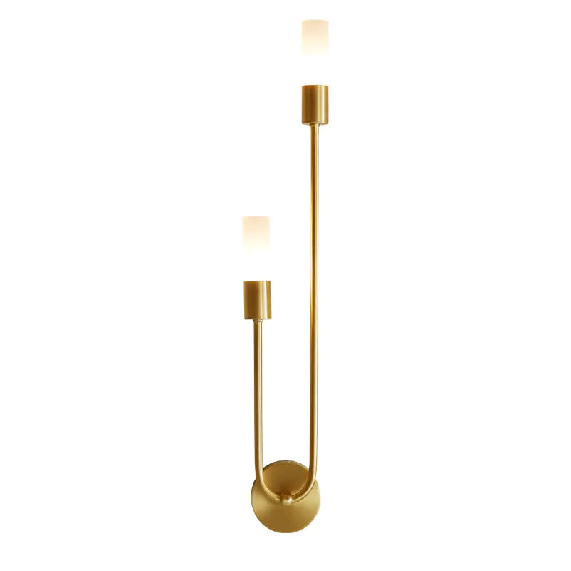 LUXIA Nordic Wall Light | Gold Minimalist LED Sconce for Modern Interiors