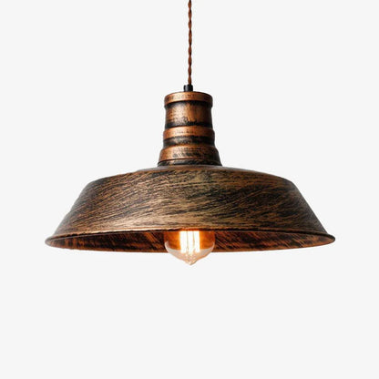 RAUX Retro Industrial Hanging Light | Minimalist Metal Pendant Lamp
