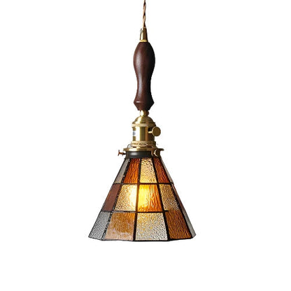 Vintage-Inspired Pendant Light with Handmade Bubble Glass Shade and Wrought Iron Fixture – Elegant Ceiling Hanging Light 13