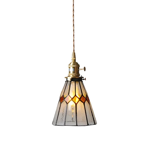 Vintage-Inspired Pendant Light with Handmade Bubble Glass Shade and Wrought Iron Fixture – Elegant Ceiling Hanging Light 16