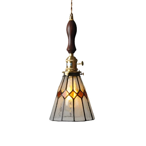Vintage-Inspired Pendant Light with Handmade Bubble Glass Shade and Wrought Iron Fixture – Elegant Ceiling Hanging Light 9