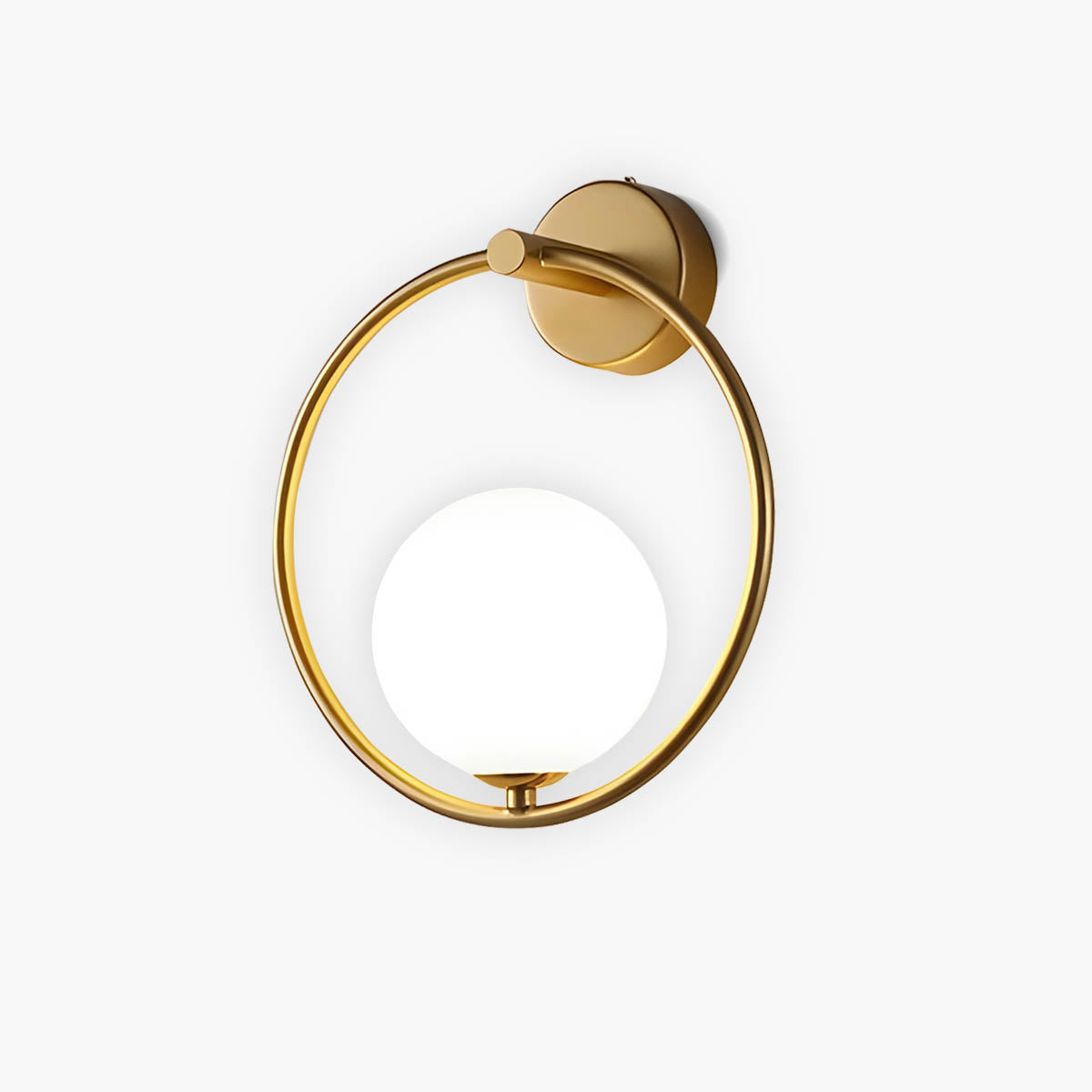 ORLIN Wall-Mounted LED Lamp with Iron and Glass Design - Styyler