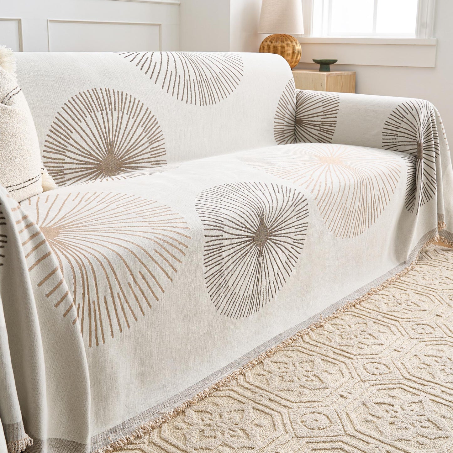 DANDELION Chenille Sofa Cover for Stylish Sofa Protection | Modern Design