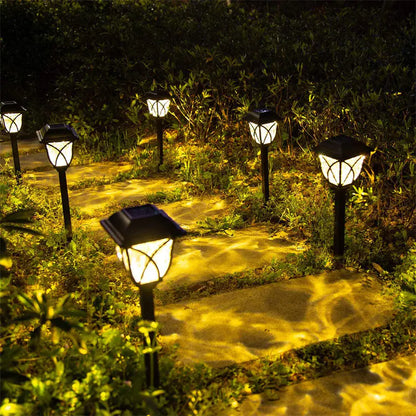SolarFlare Lantern Garden Lights (6-Pack) | Solar-Powered LED Outdoor Pathway Lights