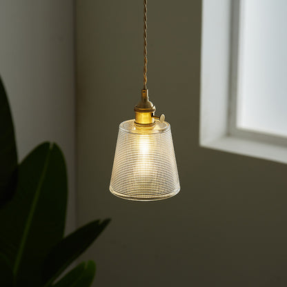 TORN Japanese Glass Lamp | Dining Room Pendant Light with Vintage Features