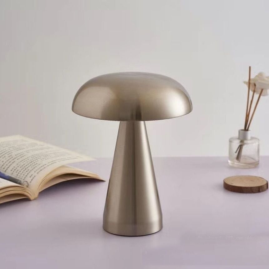 SHOOM Cordless LED Table Lamp | Metallic Modern Touch Light - Styyler