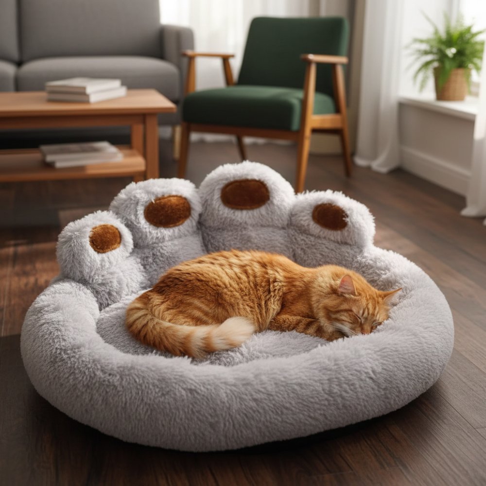 CozyPaw Dog Bed | Furry Fleece Bed for Dogs