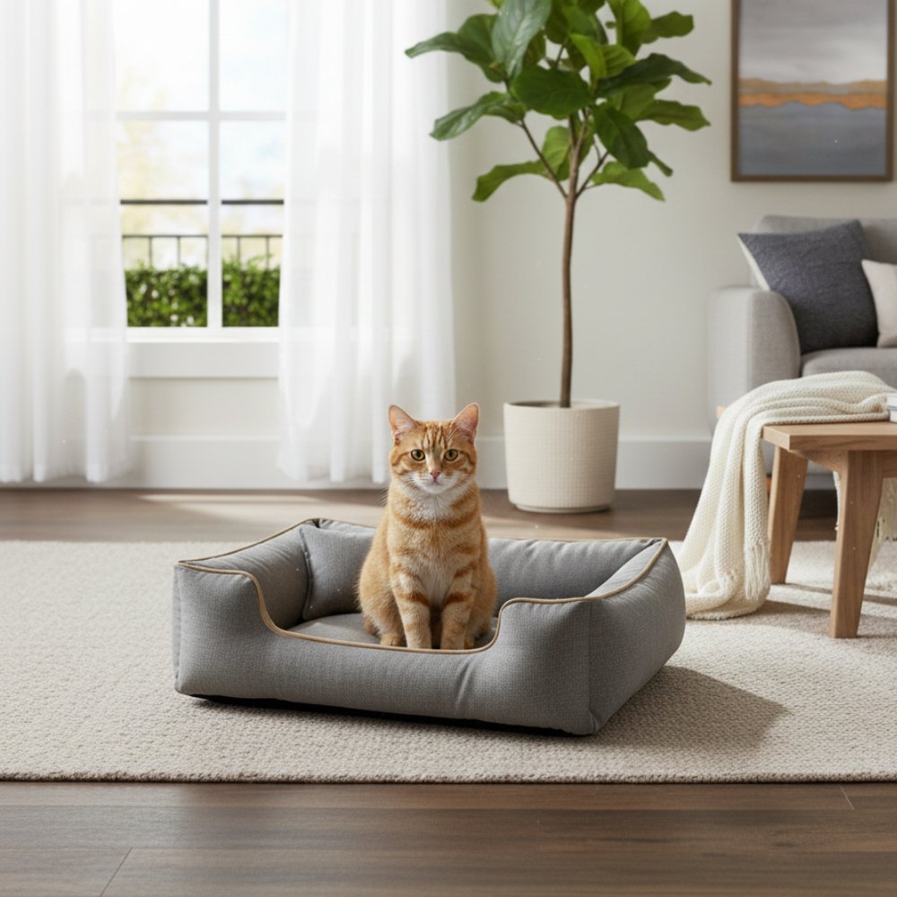 Petnest Pet Bed | Washable Bed for Cats and Small to Medium Dogs