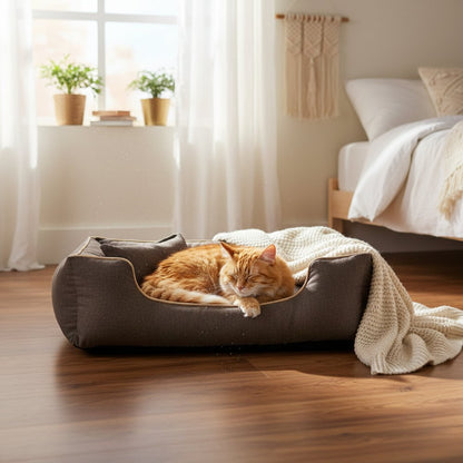 Petnest Pet Bed | Washable Bed for Cats and Small to Medium Dogs