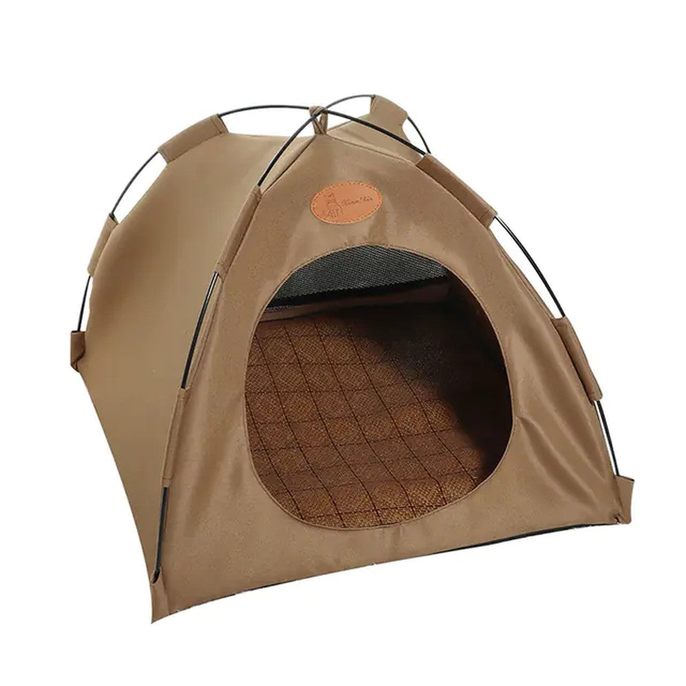 Snoozio Cat Nest | Cozy Camping Tent with Cushion