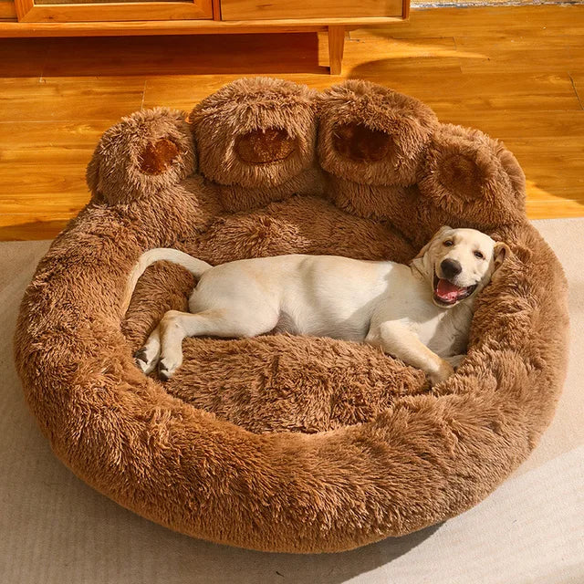 CozyPaw Dog Bed | Furry Fleece Bed for Dogs
