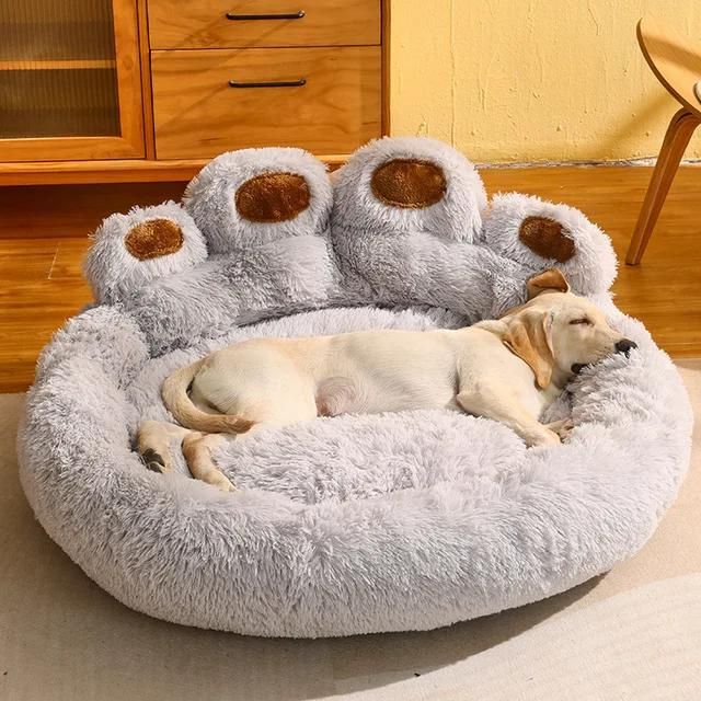 CozyPaw Dog Bed | Furry Fleece Bed for Dogs