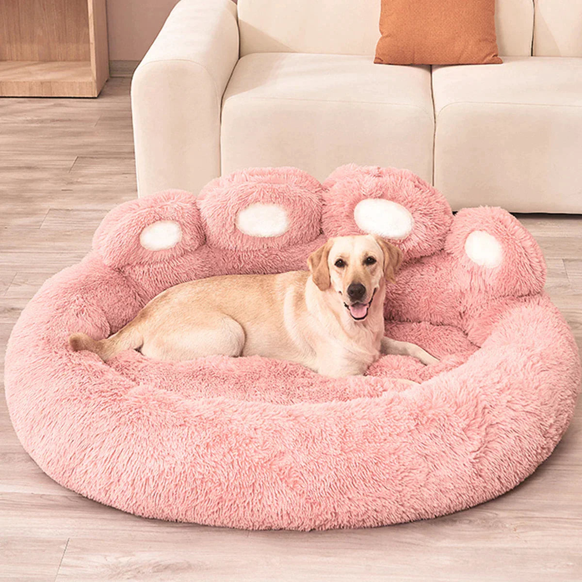 CozyPaw Dog Bed | Furry Fleece Bed for Dogs