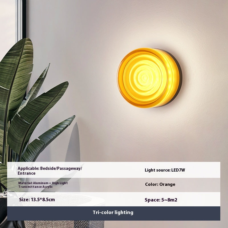 VERO Contemporary Acrylic Ambient Wall Light For Modern Interiors - Styyler