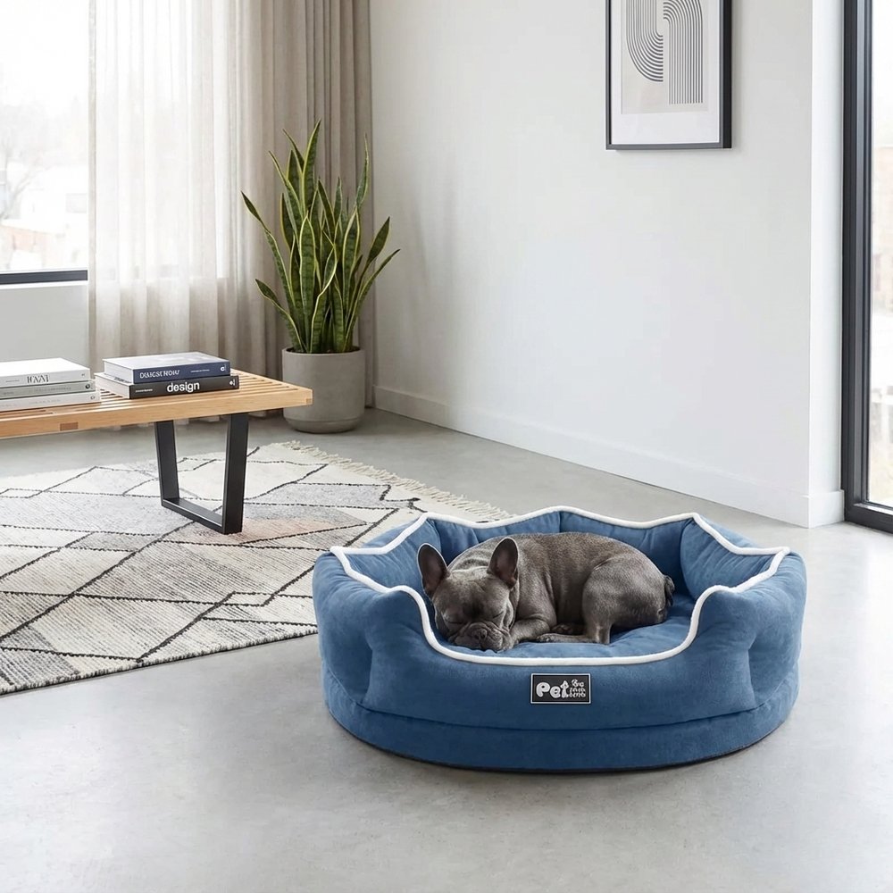 Snugglee Dog Bed | Warm Memory Foam Sofa Bed