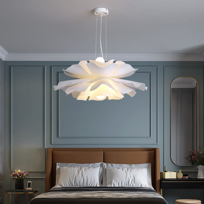 White Lotus Pendant Lamp – Stylish Contemporary Ceiling Light - Styyler