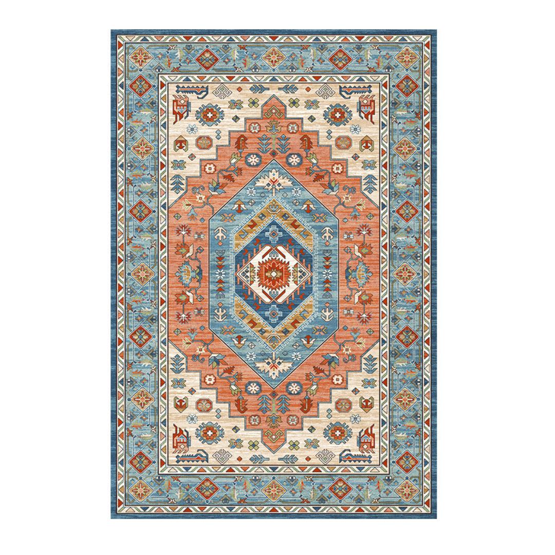 KAZAR – Non-Slip Printed Rug with Traditional Caucasian Motif - Styyler