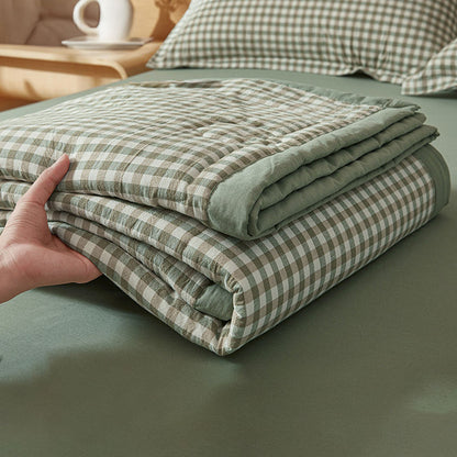 KYOTO - 100% Cotton All-Season Bedspread | Japanese Minimalist Design - Styyler