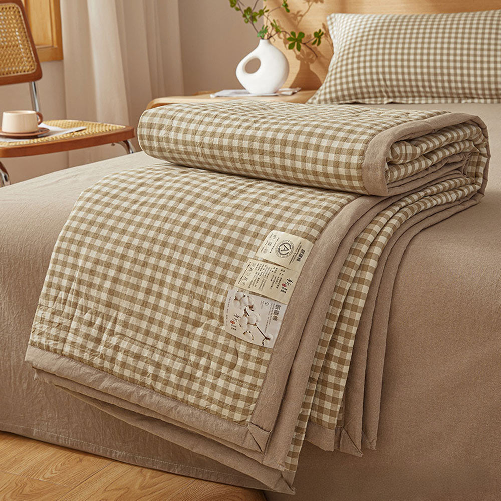 KYOTO - 100% Cotton All-Season Bedspread | Japanese Minimalist Design - Styyler