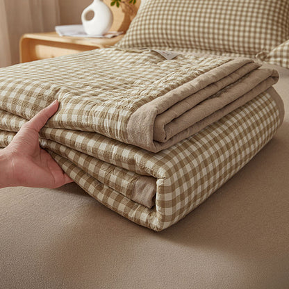 KYOTO - 100% Cotton All-Season Bedspread | Japanese Minimalist Design - Styyler