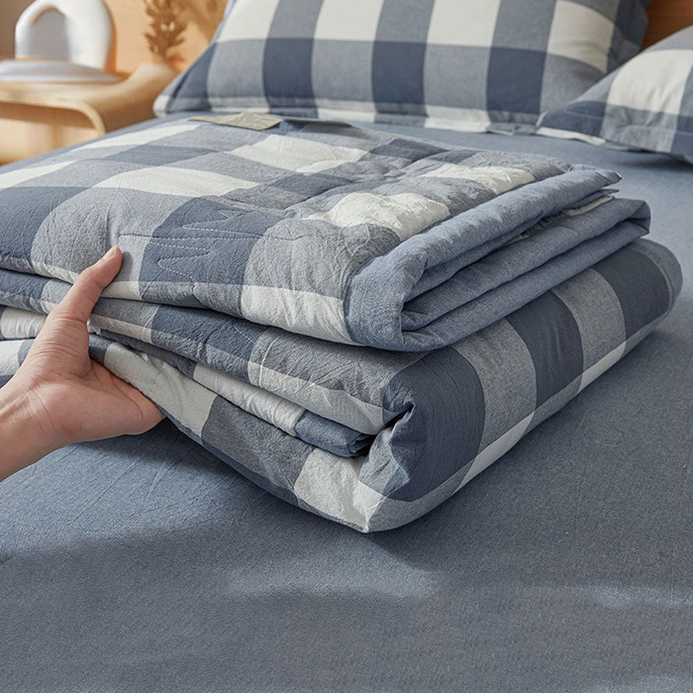 KYOTO - 100% Cotton All-Season Bedspread | Japanese Minimalist Design - Styyler