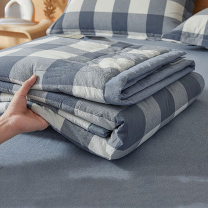 KYOTO - 100% Cotton All-Season Bedspread | Japanese Minimalist Design - Styyler