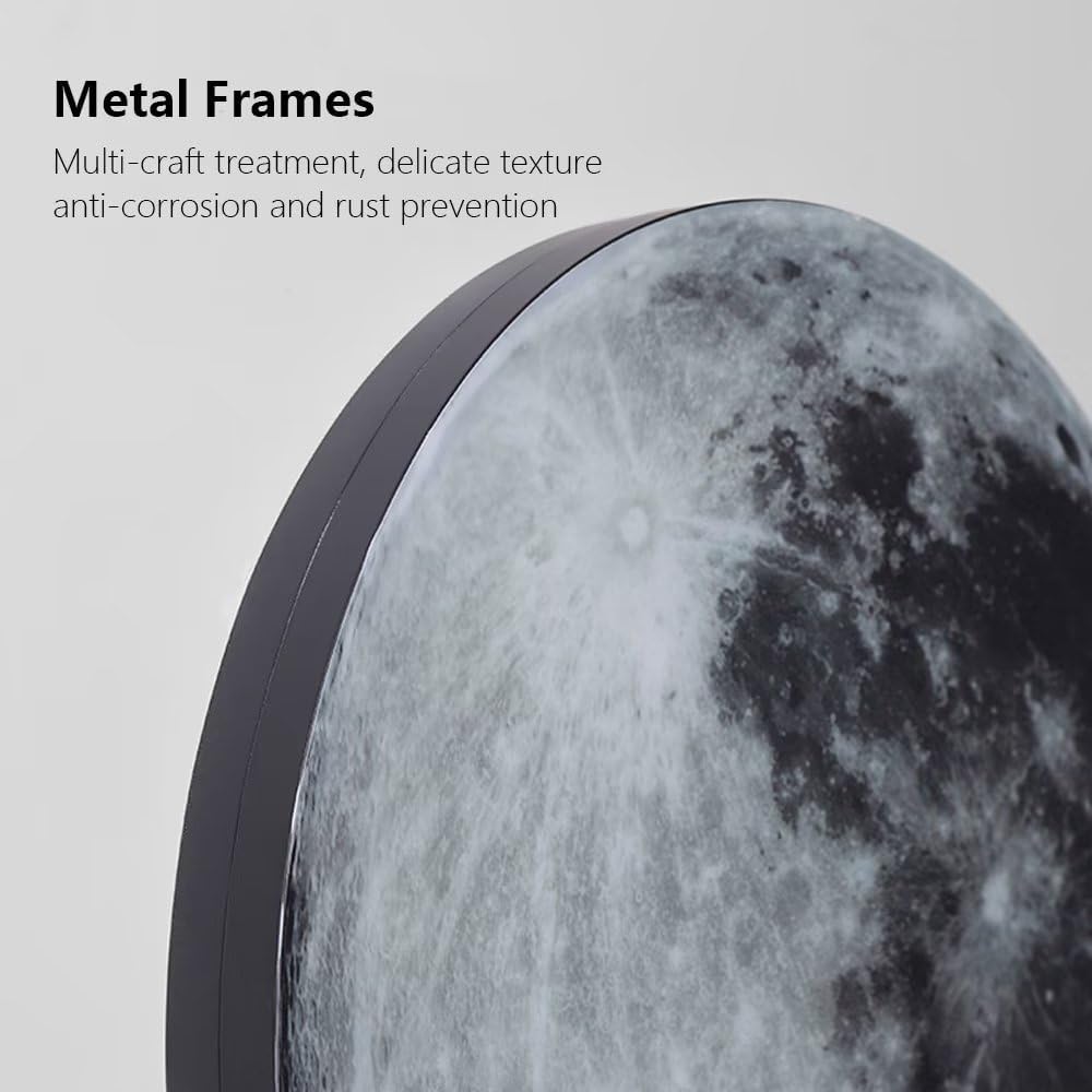 LUNARA – Wall-Mounted Full Moon LED Lamp | Remote Dimmable Light - Styyler