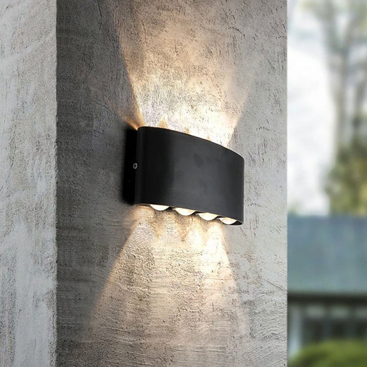 Luxa Minimalist Outdoor Wall Light | Rectangular Weather Proof Design