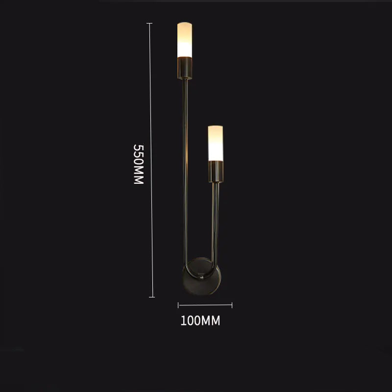 LUXIA Nordic Wall Light | Gold Minimalist LED Sconce for Modern Interiors