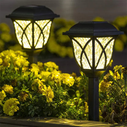 SolarFlare Lantern Garden Lights (6-Pack) | Solar-Powered LED Outdoor Pathway Lights