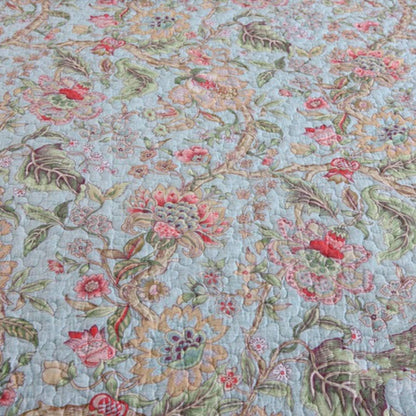 Rushmore Kingsize Bedding Set | Stylish Cotton Floral Three-Piece Bedding